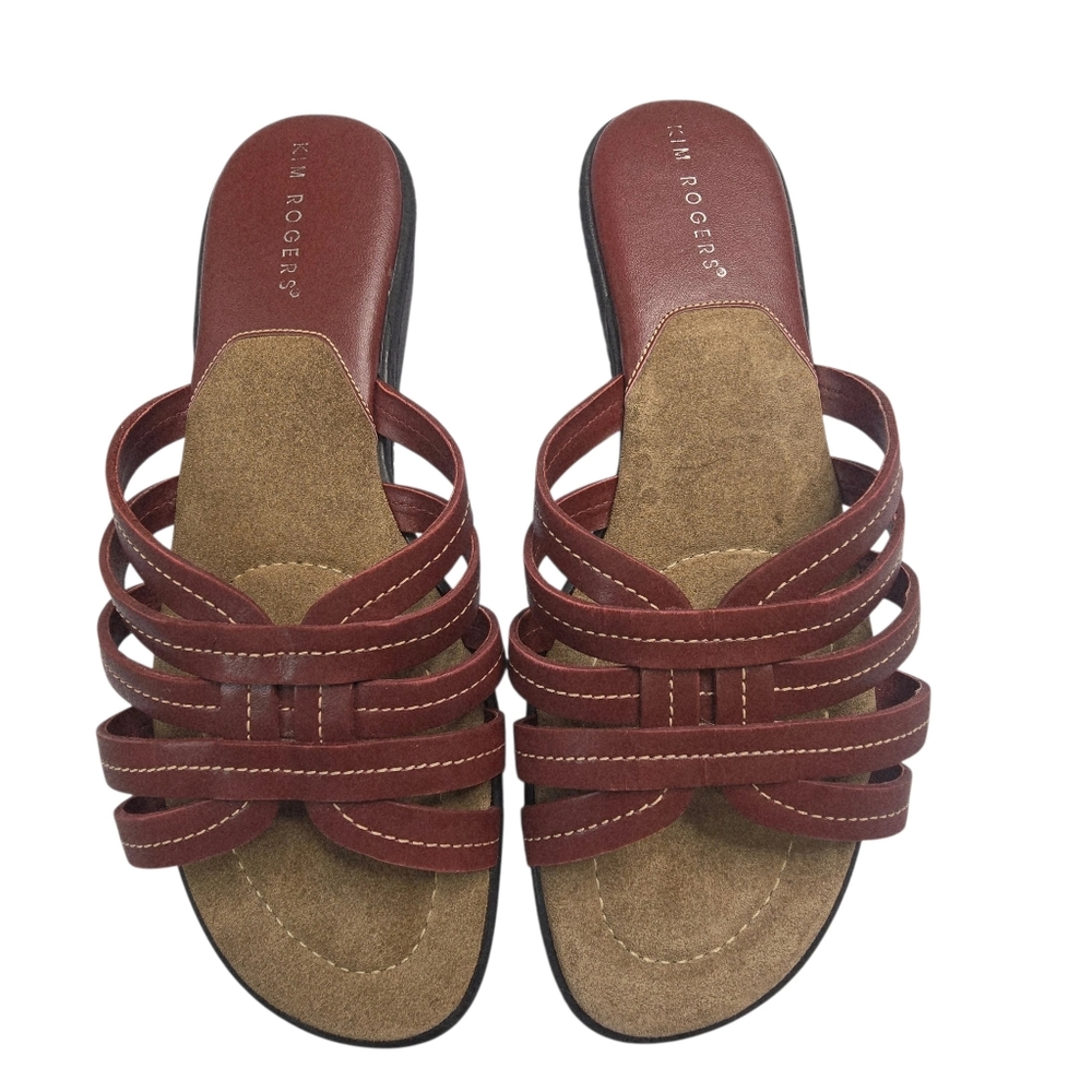 Kim Rogers strappy slide sandals